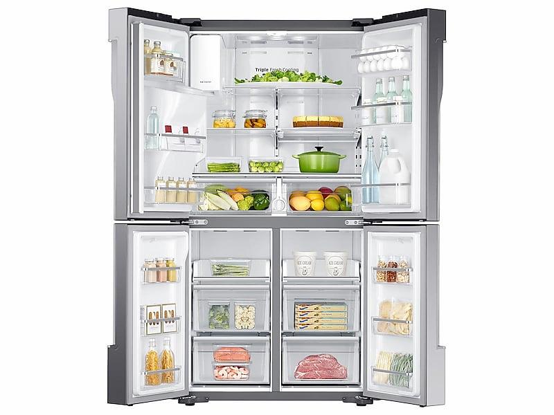 23 cu. ft. Counter Depth 4-Door Flex™ Refrigerator with FlexZone™ in Stainless Steel