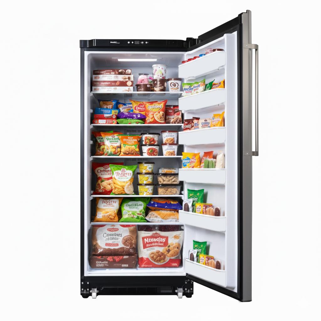 Danby Designer 16.7 cu. ft. Upright Freezer in Stainless Steel Look