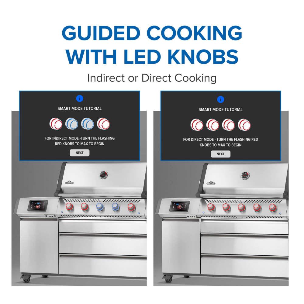Prestige PRO 665 Elite with Smart Technology & Electric Smoker Box , Natural Gas, Stainless Steel