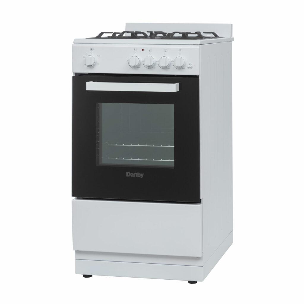 Danby 20" Wide Gas Range in White