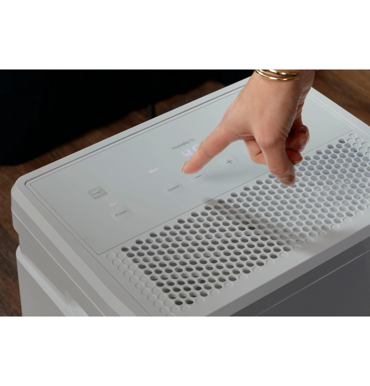 GE® ENERGY STAR® 50 Pint Smart Portable Dehumidifier with Smart Dry for Wet Spaces