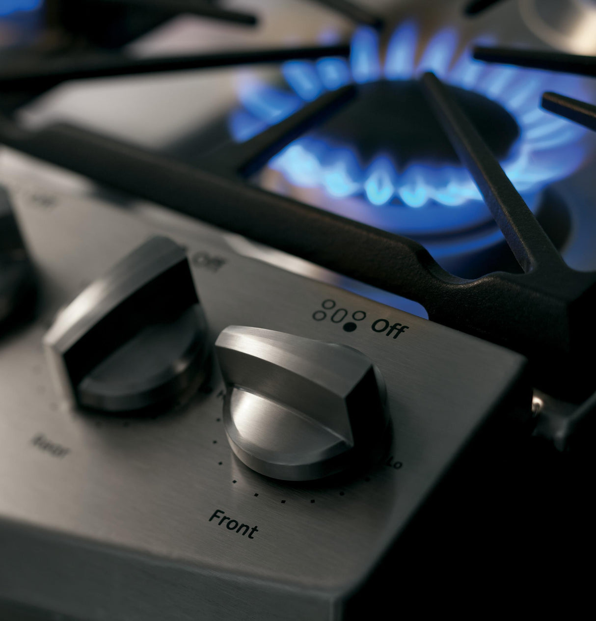 GE Profile™ Series 30" Slide-In Front Control Double Oven Gas Range