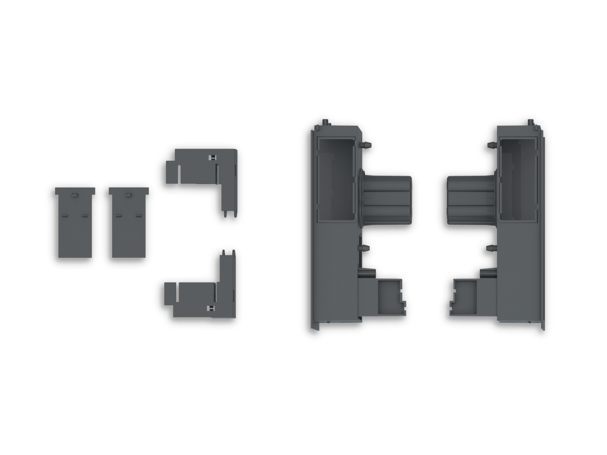 Hinge pocket - for a door hinge change on KFMC 3xxx models.