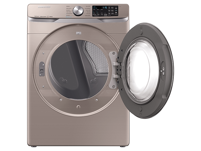 7.5 cu. ft. Smart Electric Dryer with Steam Sanitize+ in Champagne
