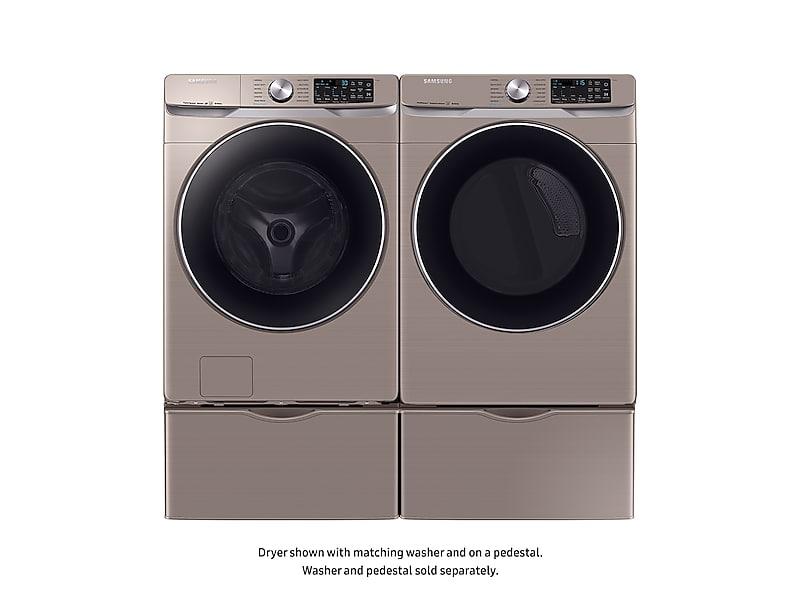 7.5 cu. ft. Smart Electric Dryer with Steam Sanitize+ in Champagne