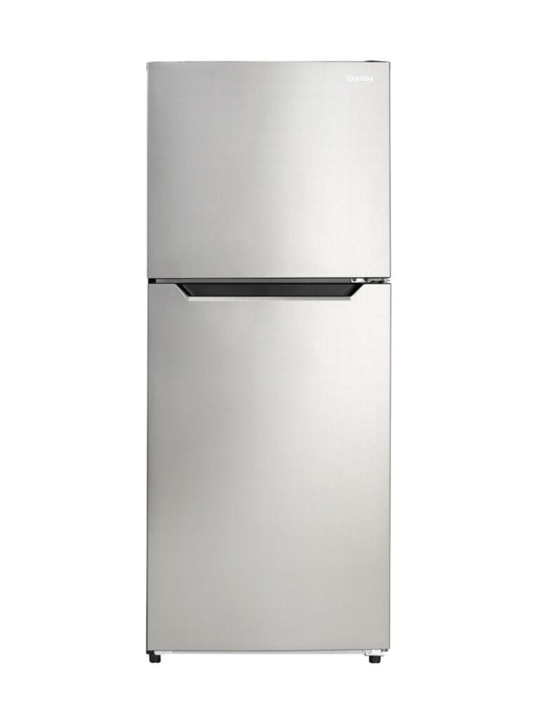 Danby 10.1 cu. ft. Top Mount Apartment Size Fridge in Stainless Steel Look
