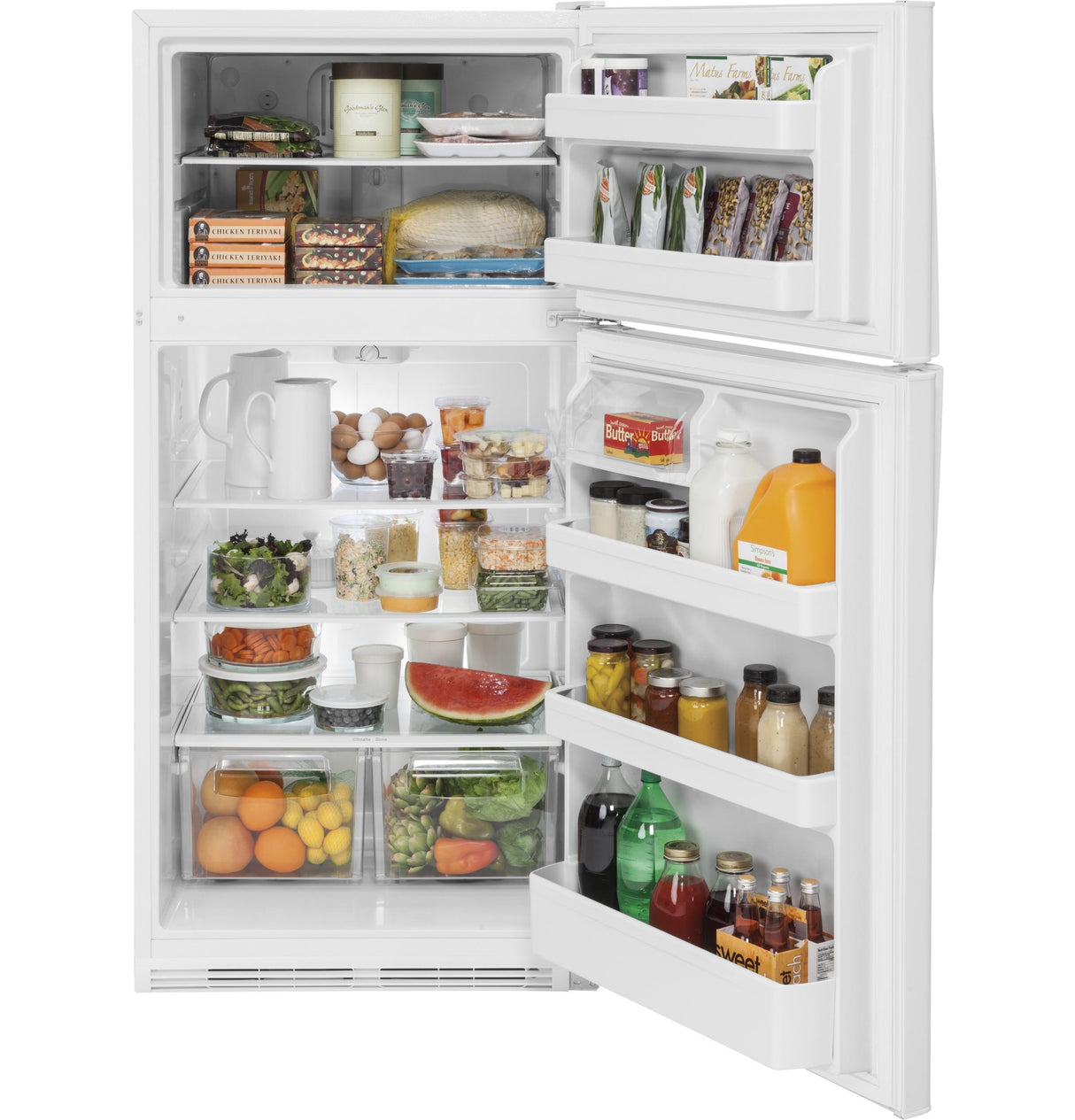 GE® 20.8 Cu. Ft. Top-Freezer Refrigerator