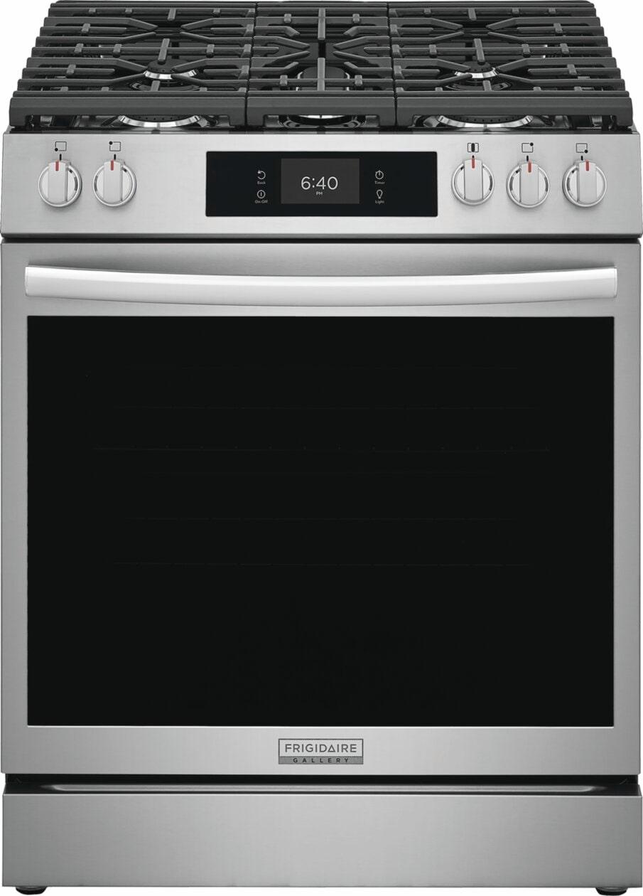 30" Front Control Gas Range with Stone-Baked Pizza