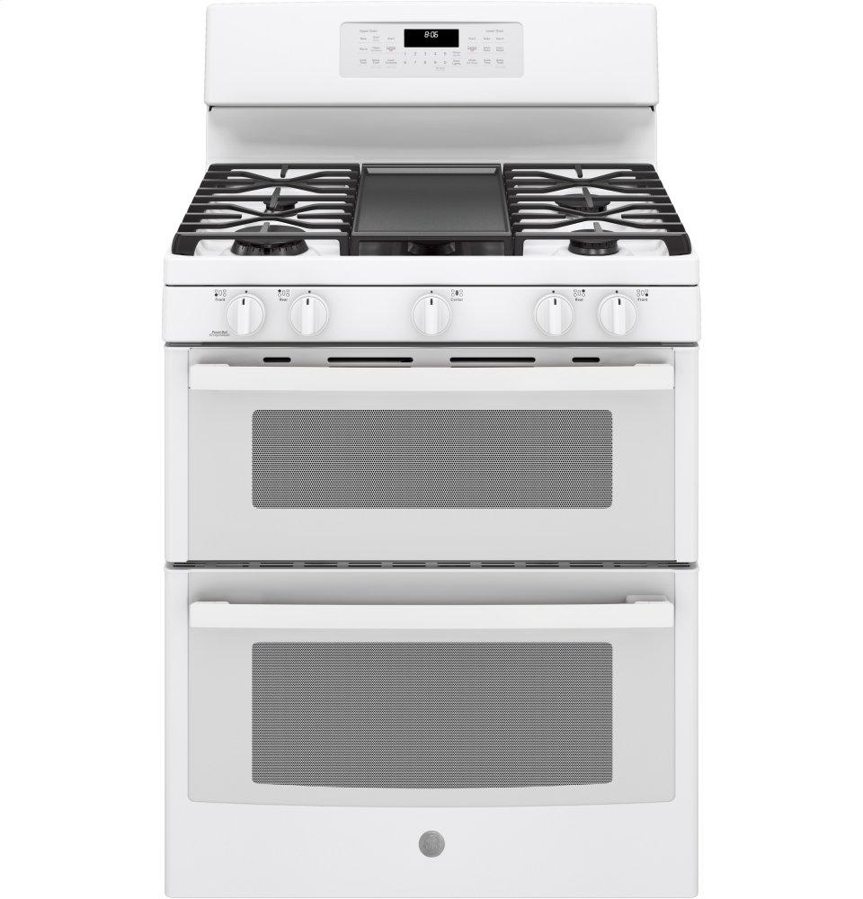 GE® 30" Free-Standing Gas Double Oven Convection Range