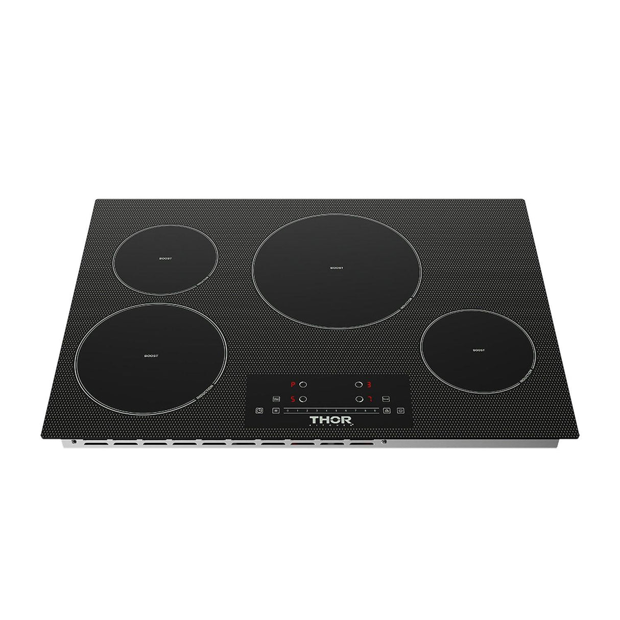 30 Inch 4-element Induction Cooktop In Black With Touch Controls