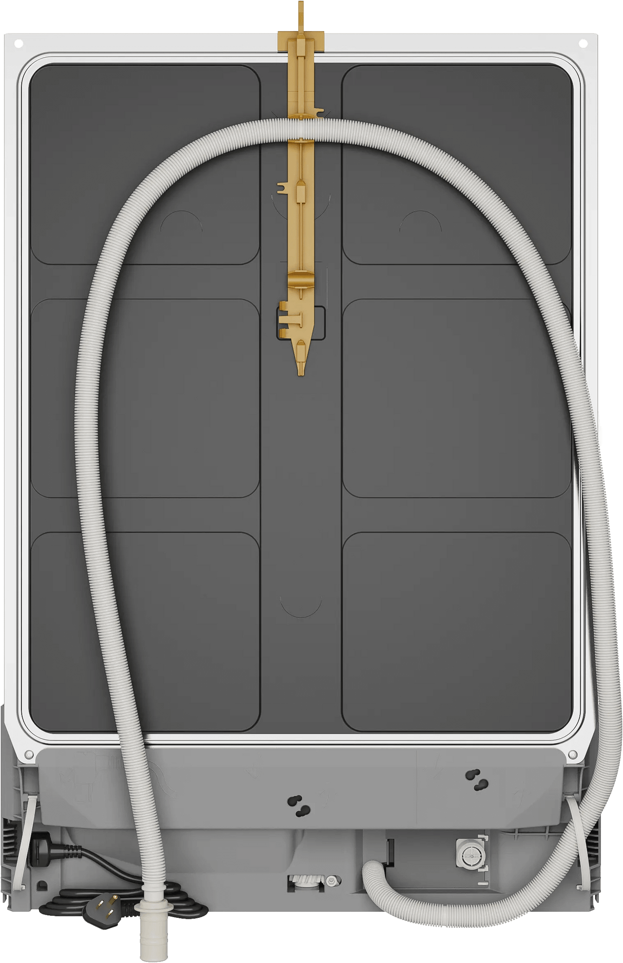 300 Series, built-under dishwasher, 24'', Brushed steel anti-fingerprint