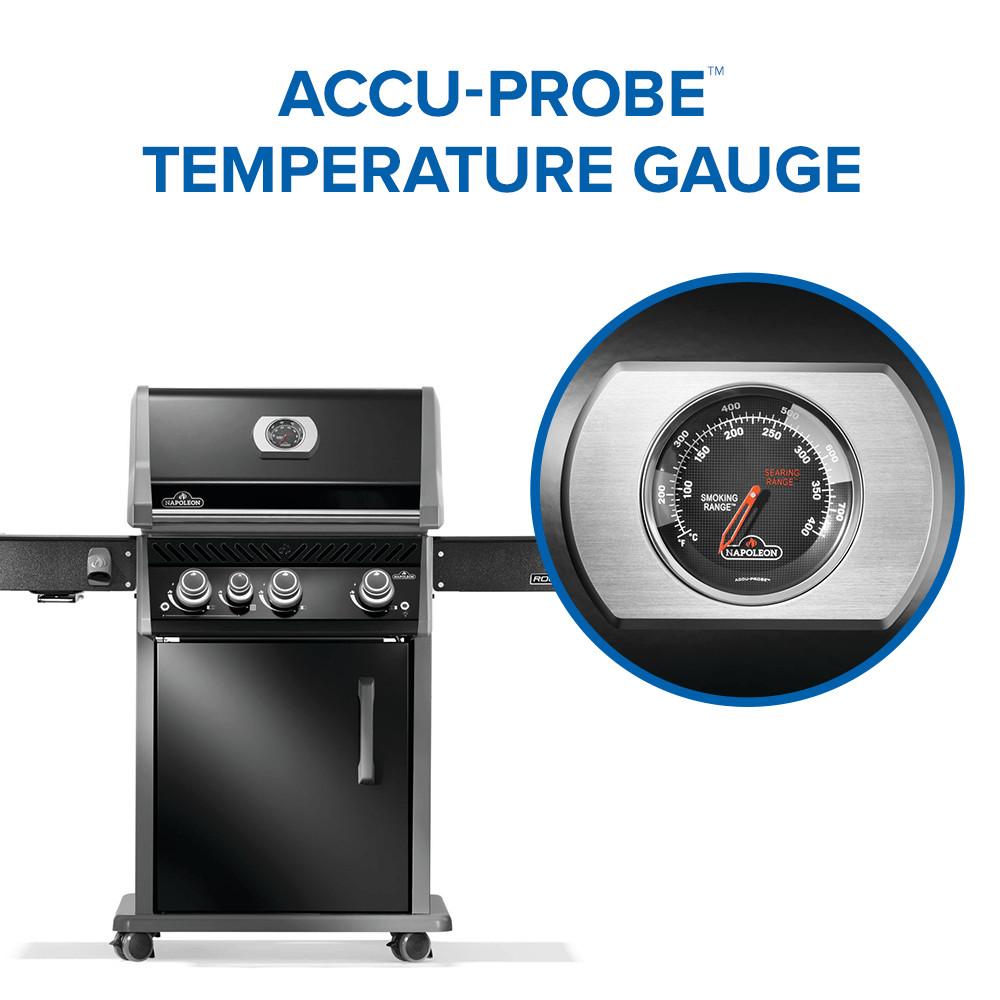 Rogue PRO 425 SIB with Infrared Side Burner , Propane, Black