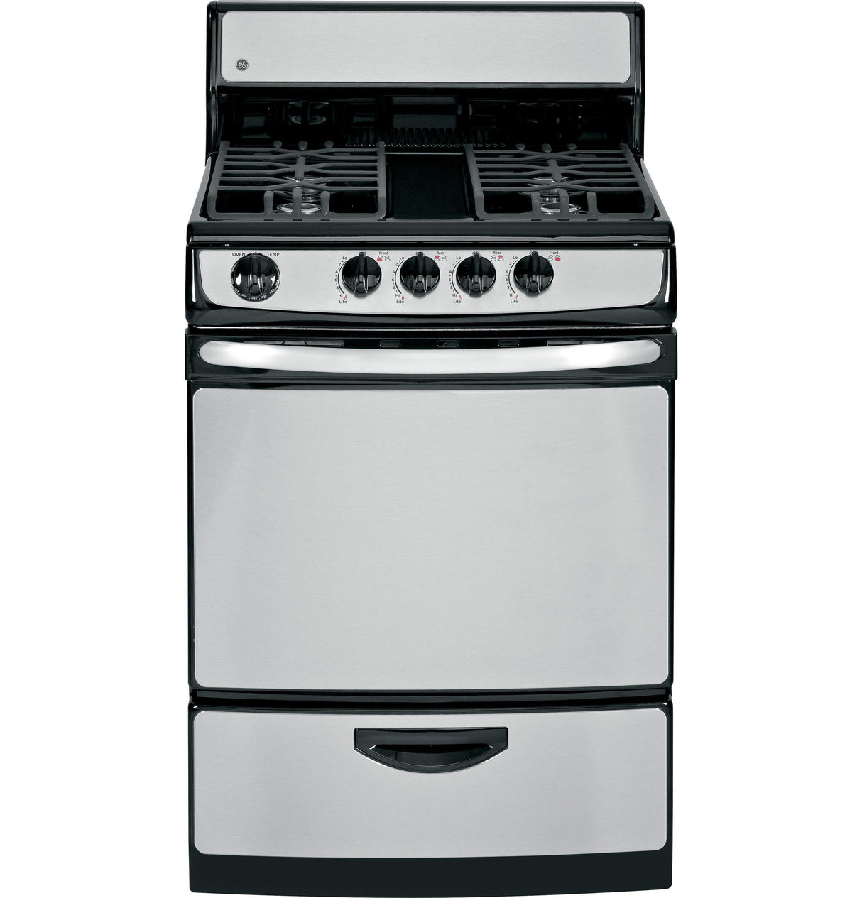 GE® 24" Standard Clean Free-Standing Gas Range