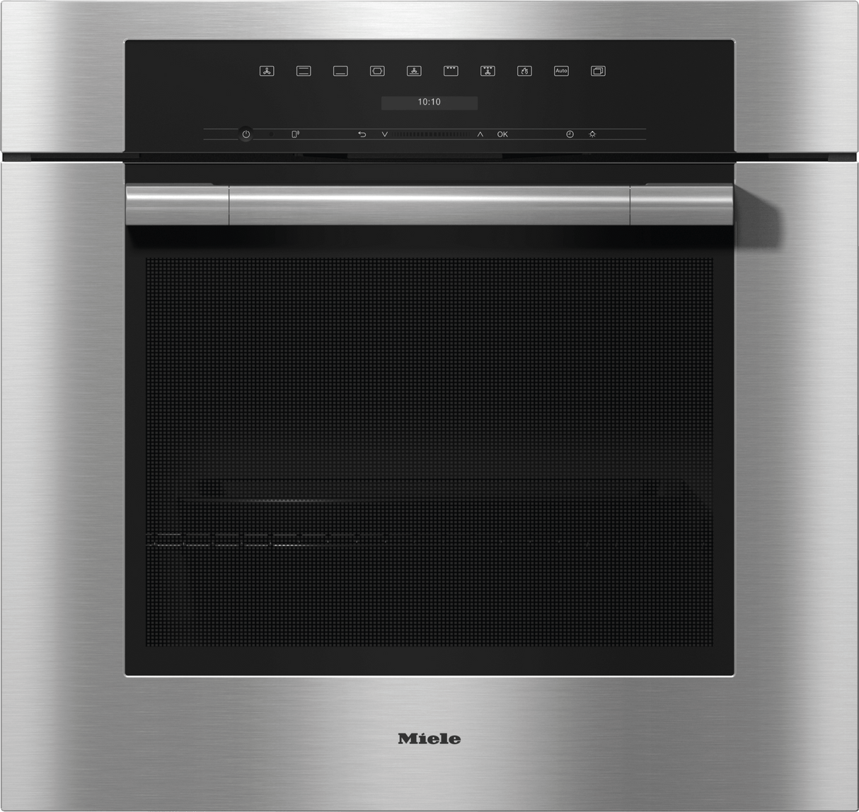 H 7180 BP Clean Touch Steel - 30 Inch Convection Oven with clear text display, connectivity, and Self Clean.