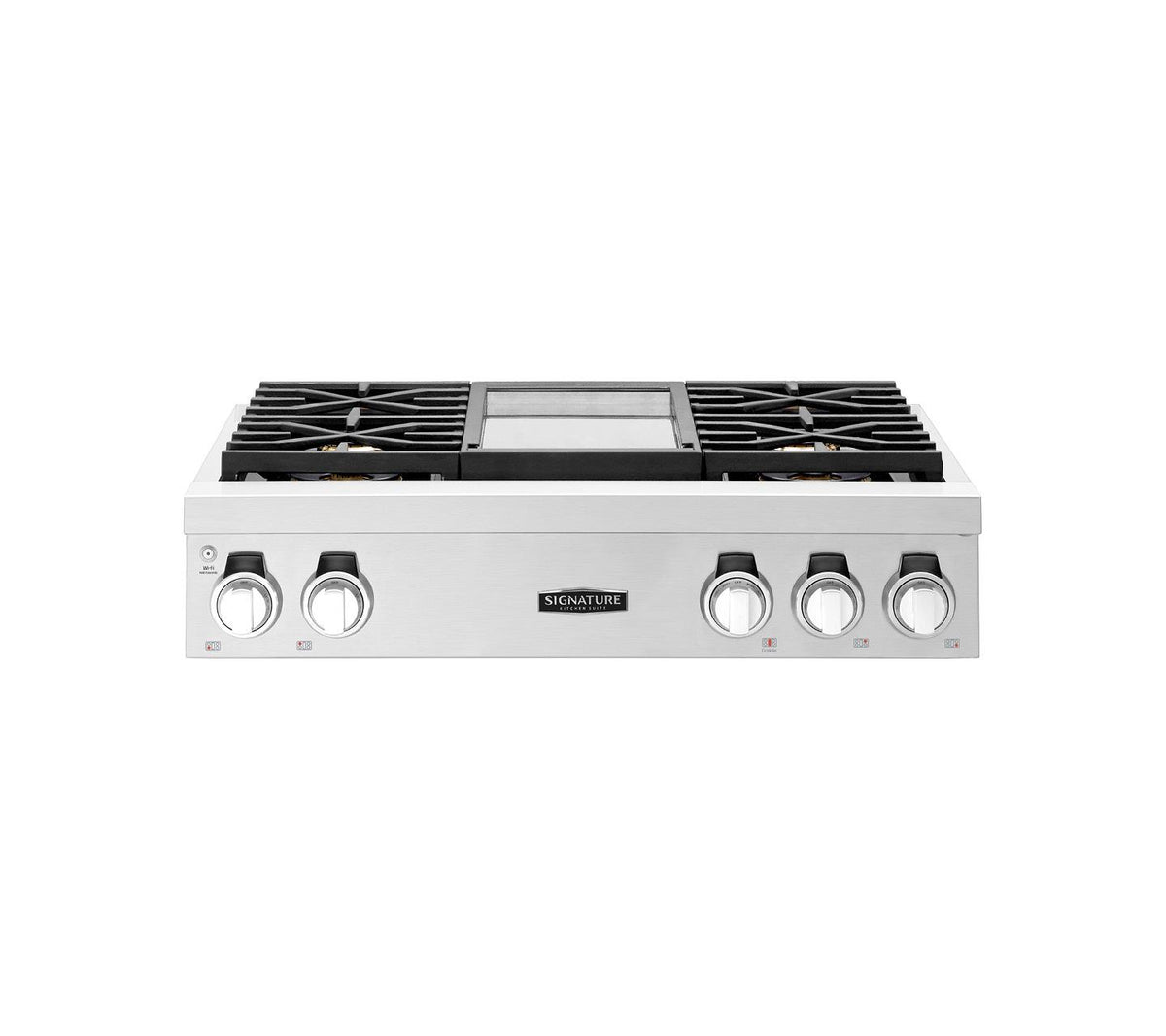 36-inch Gas Pro Rangetop 4 Burners and Griddle