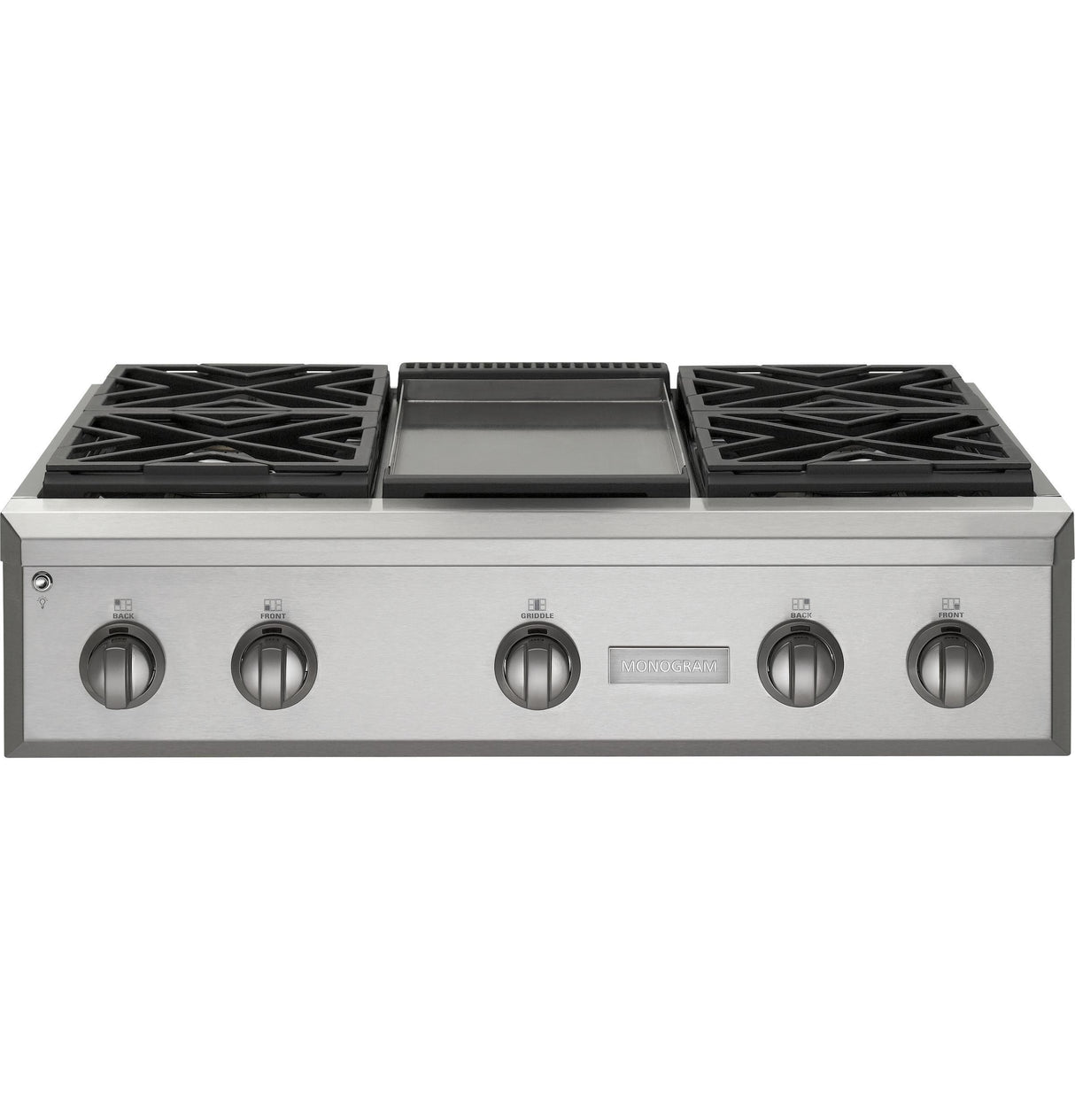 Monogram 36" Professional Gas Rangetop with 4 Burners and Griddle (Natural Gas)