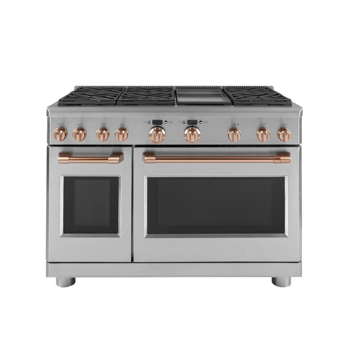 Café™ 48" Dual-Fuel Commercial-Style Range with 6 Burners and Griddle (Natural Gas)