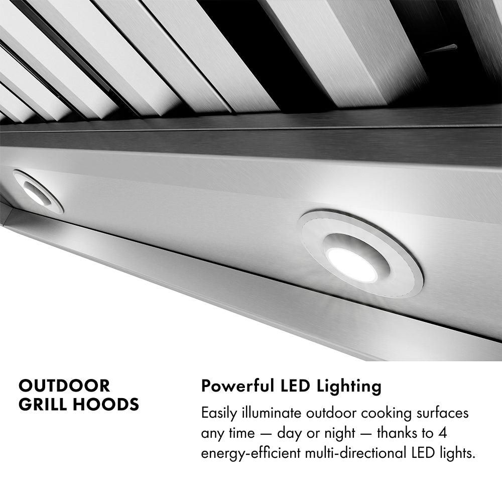ZLINE 60 in. Wall Mount Outdoor Grill Hood (GOW2-60)