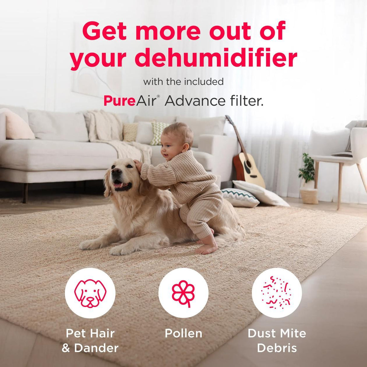 2-in-1 35 Pint Dehumidifier with Built-in Allergy Filter and Wi-Fi (Energy Star)