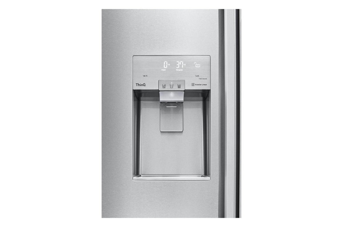LG SIGNATURE 26 cu. ft. Smart Side-by-Side Built-In Refrigerator with Ice & Water Dispenser
