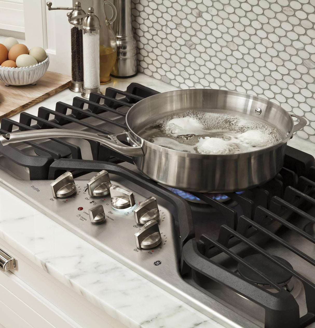 GE Profile™ Series 36" Built-In Gas Cooktop