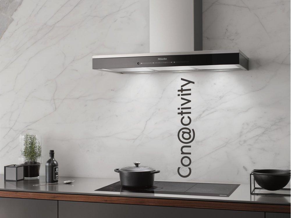 DA 6698 W Puristic Edition 6000 Stainless steel - Wall ventilation hood with energy-efficient LED lighting and touch controls for simple operation.