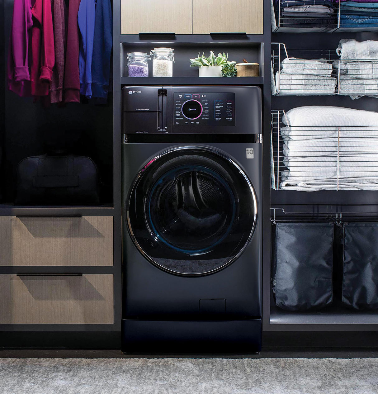 GE Profile™ ENERGY STAR® 4.8 cu. ft. Capacity UltraFast Combo with Ventless Inverter Heat Pump Technology Washer/Dryer