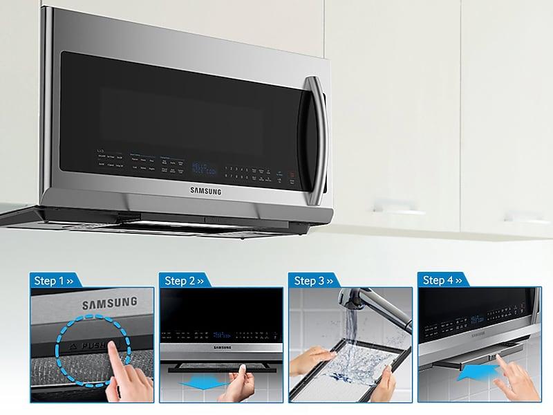 2.1 cu. ft. Over-the-Range Microwave with Sensor Cooking in Fingerprint Resistant Stainless Steel