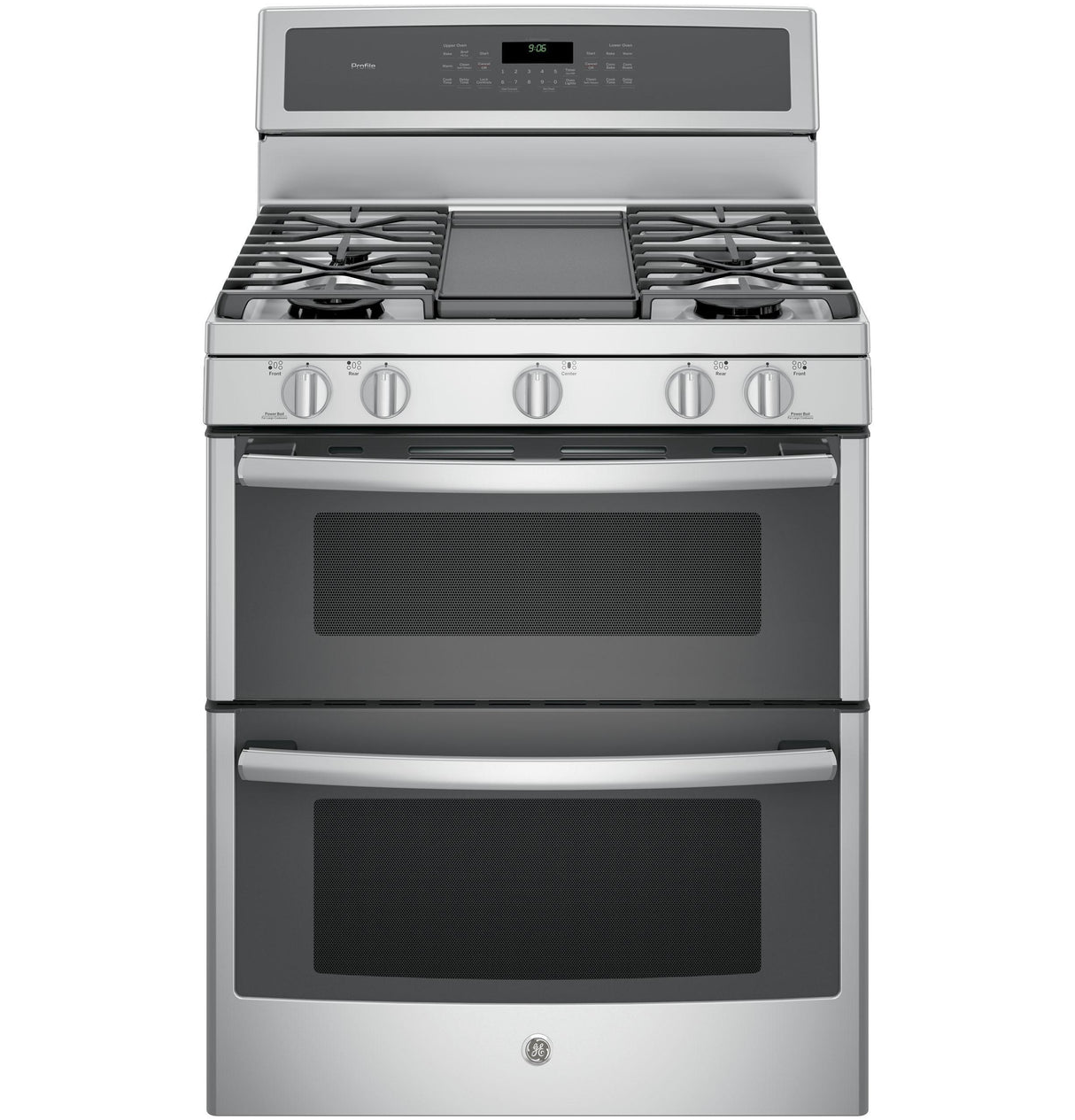 GE Profile™ Series 30" Free-Standing Gas Double Oven Convection Range
