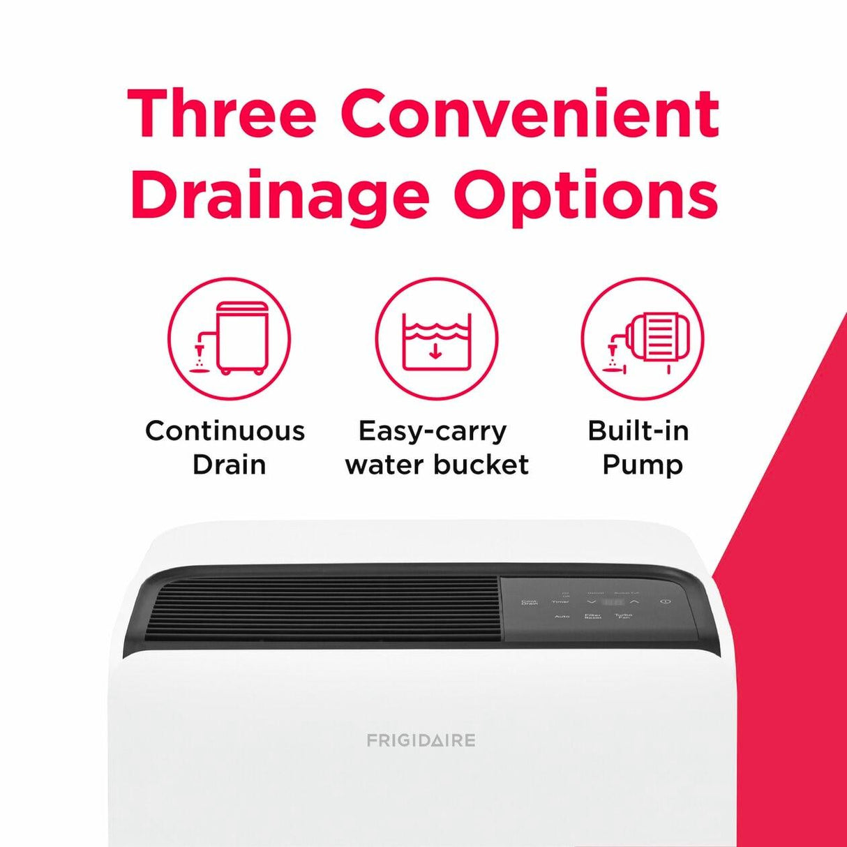 60 Pint Built-In Pump Dehumidifier