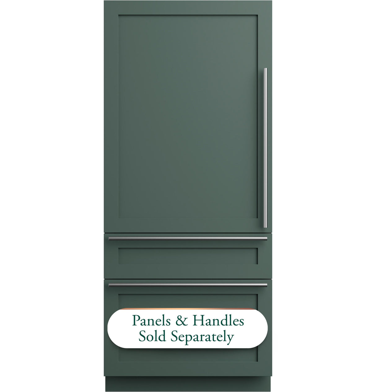 CAFE™ 36" Panel-Ready Integrated Bottom-Freezer Refrigerator - Left Swing