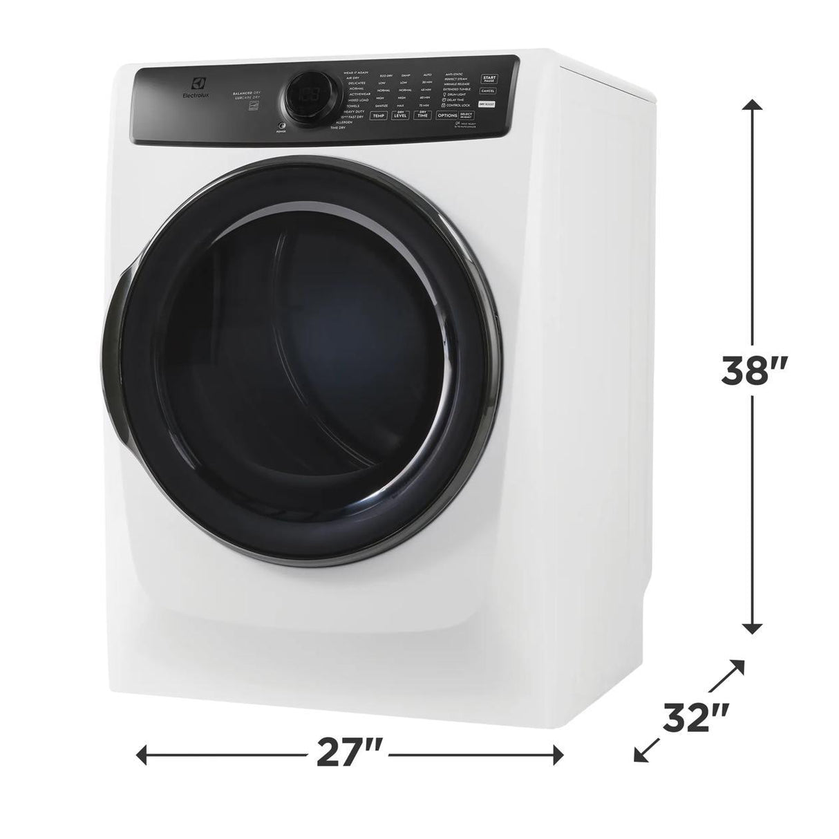 Front Load Perfect Steam™ Gas Dryer with LuxCare® Dry and Instant Refresh - 8.0 Cu. Ft.