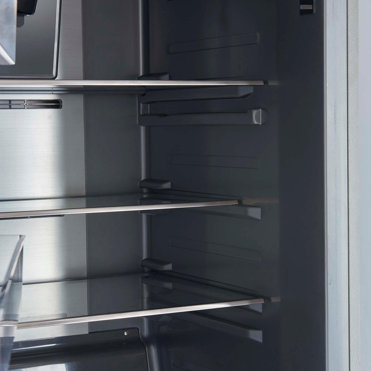 Forno Fortezza 28 Inch Left-Swing Freezer, Stainless Steel with Automatic Ice Maker