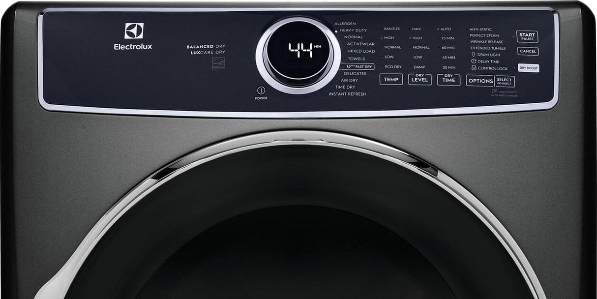 Front Load Perfect Steam™ Electric Dryer with Balanced Dry™ and Instant Refresh - 8.0 Cu. Ft.