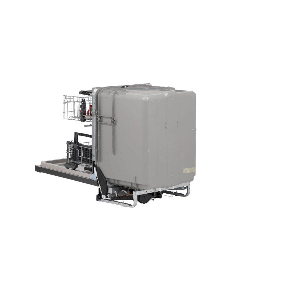 GE® Hybrid Stainless Steel Interior Dishwasher with Hidden Controls