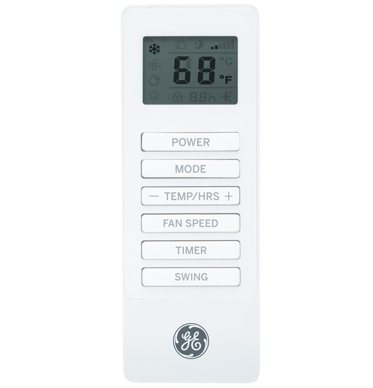 GE® 9,850 BTU SACC Smart Portable Air Conditioner for Medium Rooms up to 550 sq ft. (14,000 BTU ASHRAE)