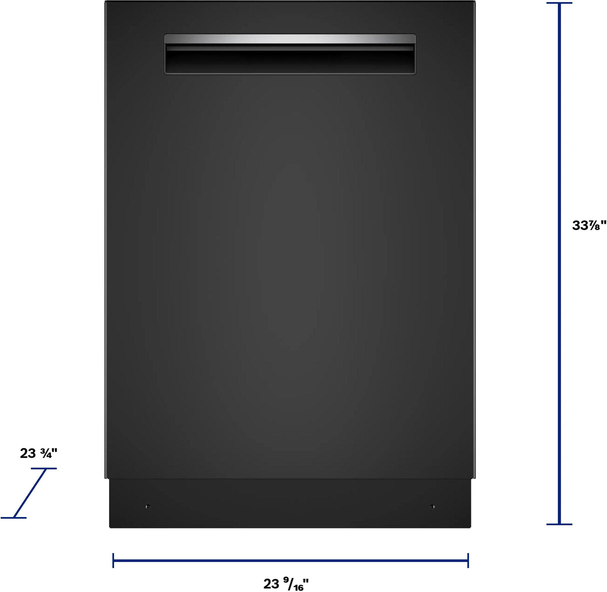 500 Series, built-under dishwasher, 24'', Black