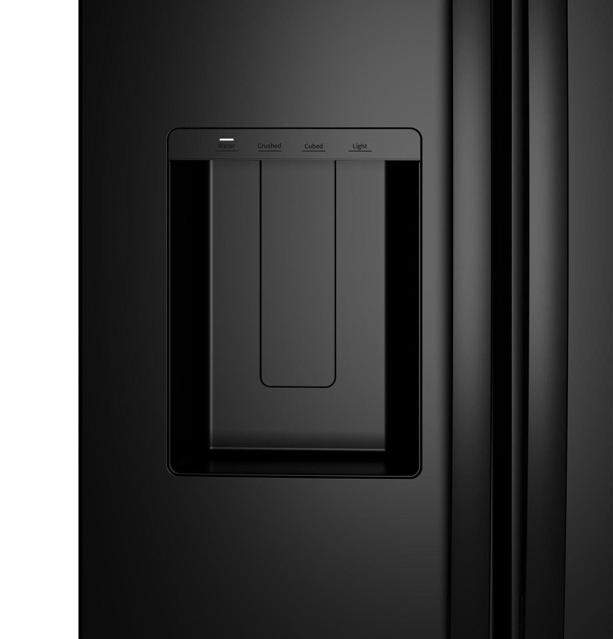 GE® 23.6 Cu. Ft. Counter-Depth Side-By-Side Refrigerator with Extra Tall Dispenser and In-Door Icemaker