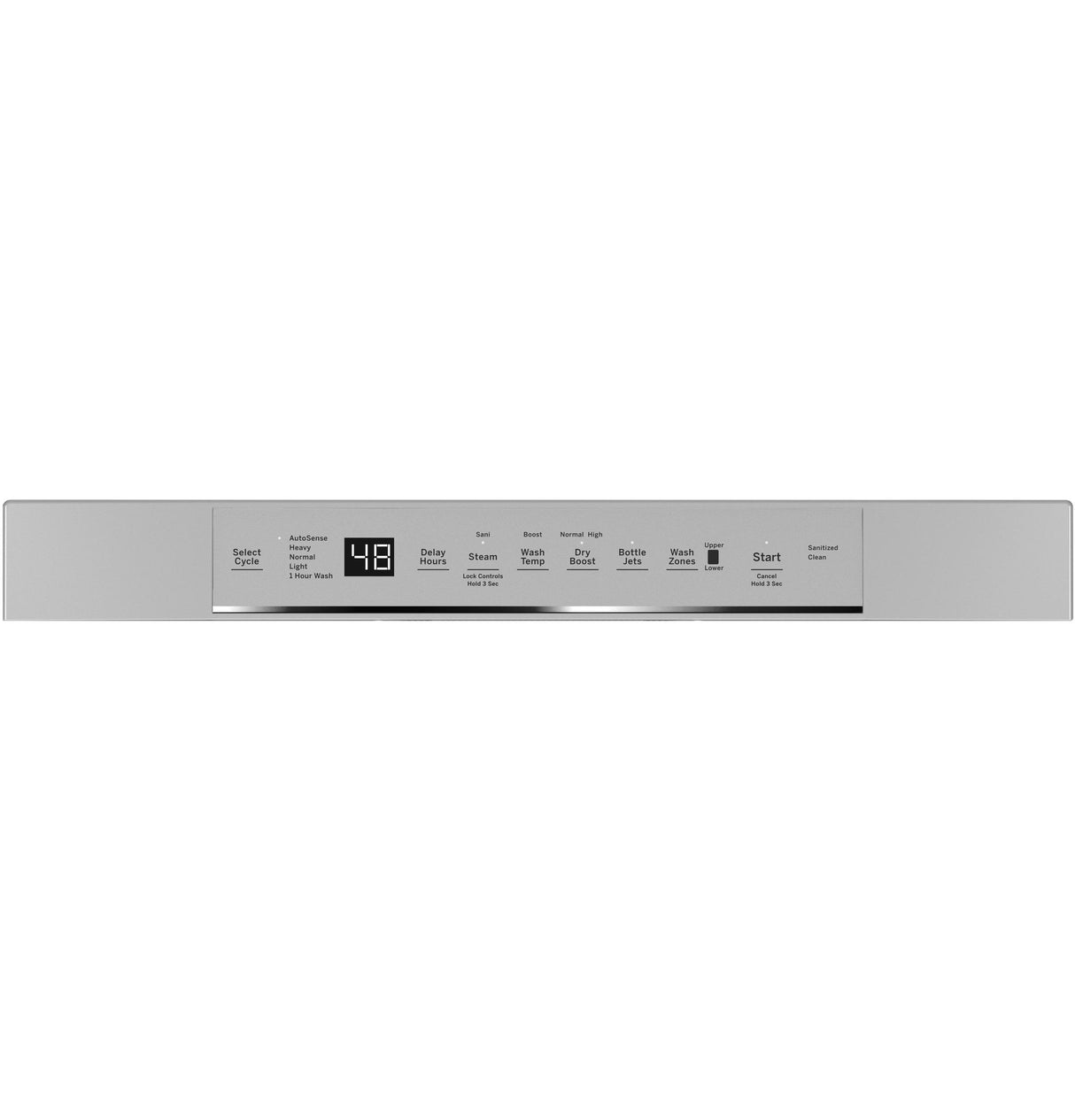 GE® ENERGY STAR® Front Control with Stainless Steel Interior Dishwasher with Sanitize Cycle & Dry Boost