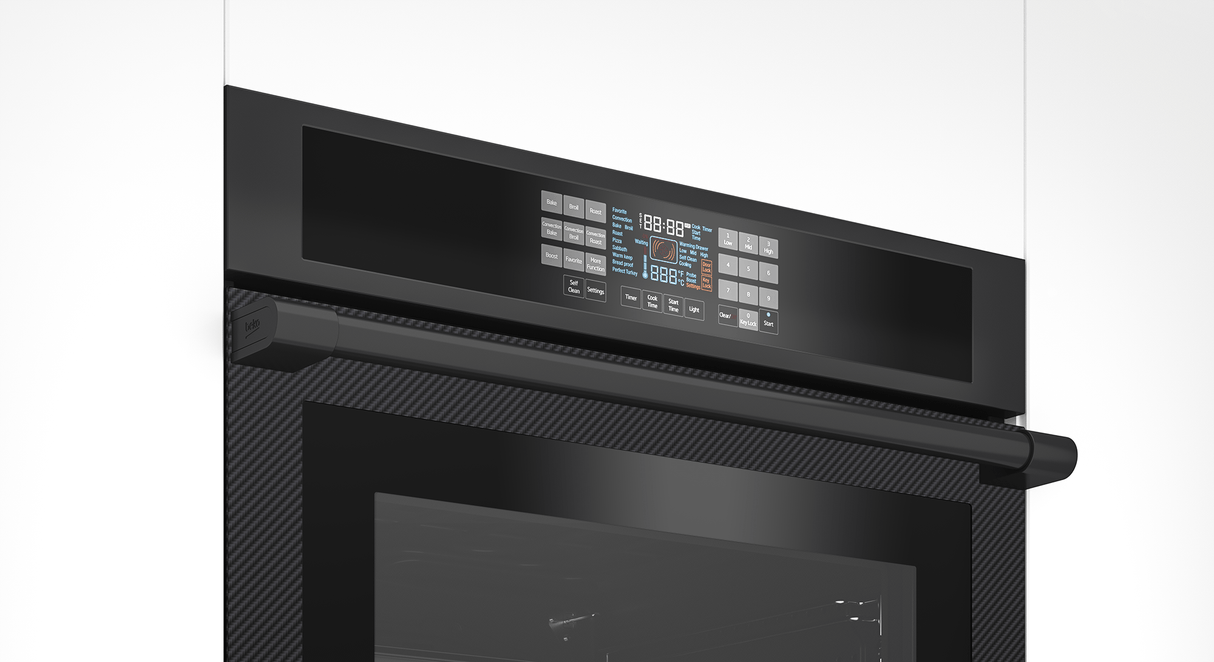 30" Carbon Fiber Single Wall Oven