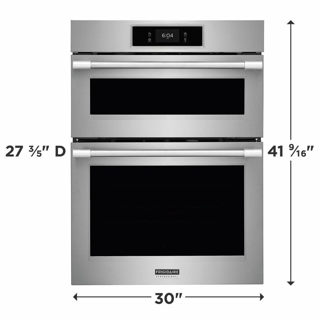30" Electric Wall Oven and Microwave Combination with Total Convection