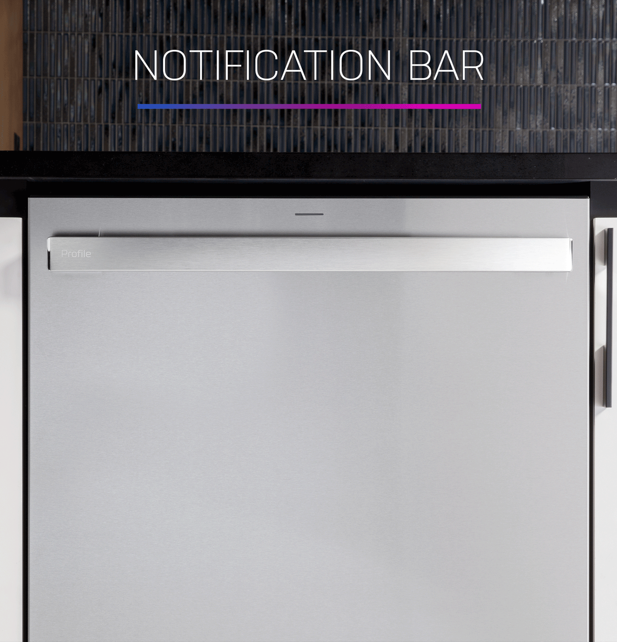 GE Profile™ ENERGY STAR® Fingerprint Resistant Top Control Stainless Interior Dishwasher with Microban™ Antimicrobial Technology
