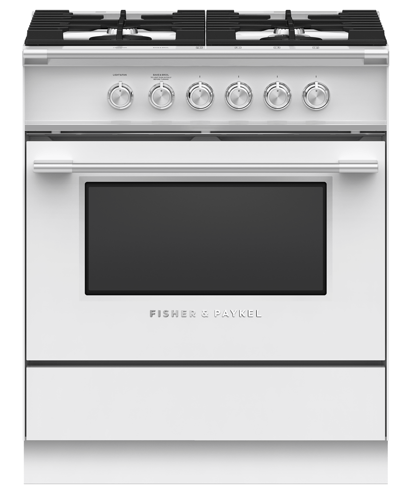 White Kickstrip for Classic Freestanding Range, 30"