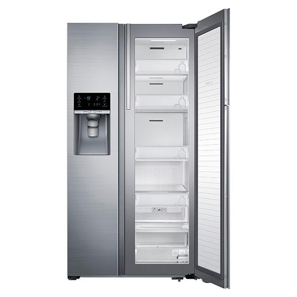 22 cu. ft. Capacity Counter Depth Side-by-Side Food ShowCase Refrigerator (Stainless Steel)