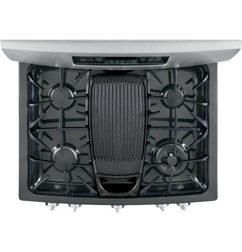 GE Profile™ Series 30" Free-Standing Self Clean Gas Range
