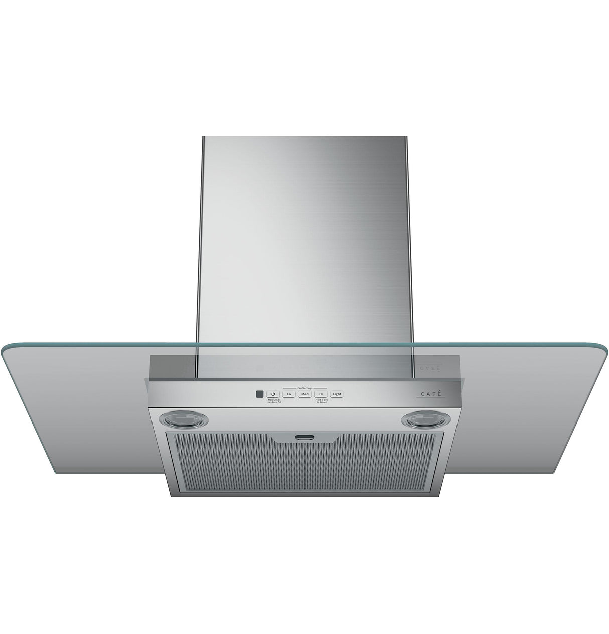 Café™ 30" Wall-Mount Glass Canopy Chimney Hood