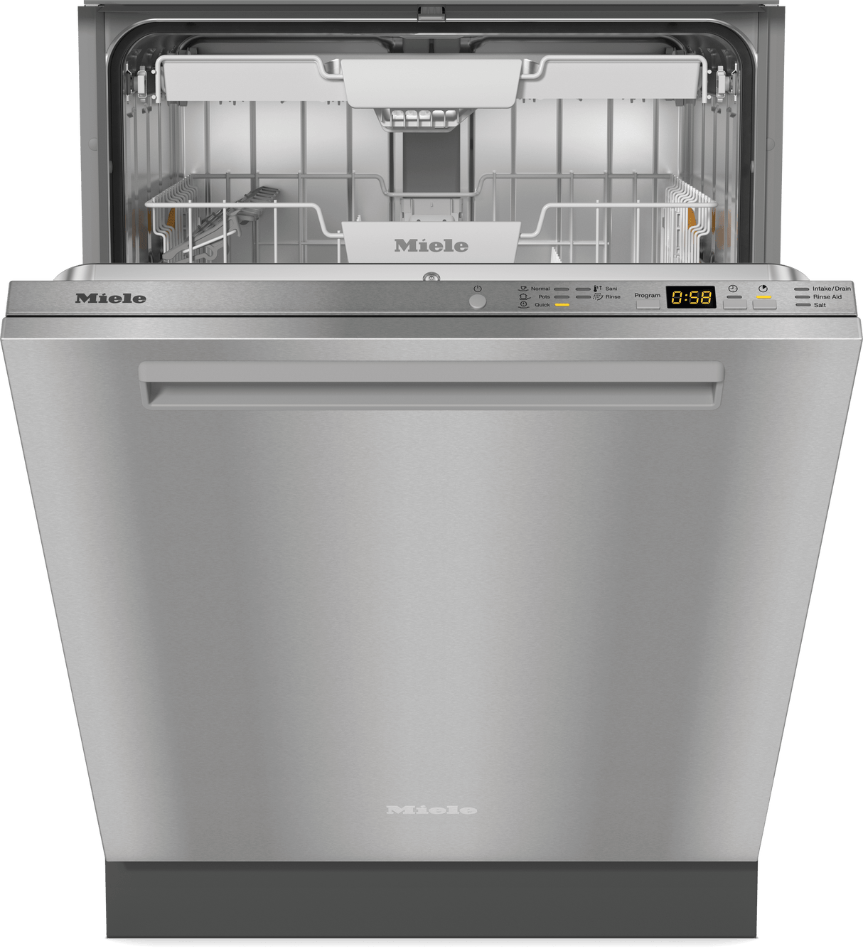 G 5056 SCVi SFP Stainless Steel. - Fully integrated dishwashers in standard size in tried-and-tested Miele quality at an affordable entry-level price.