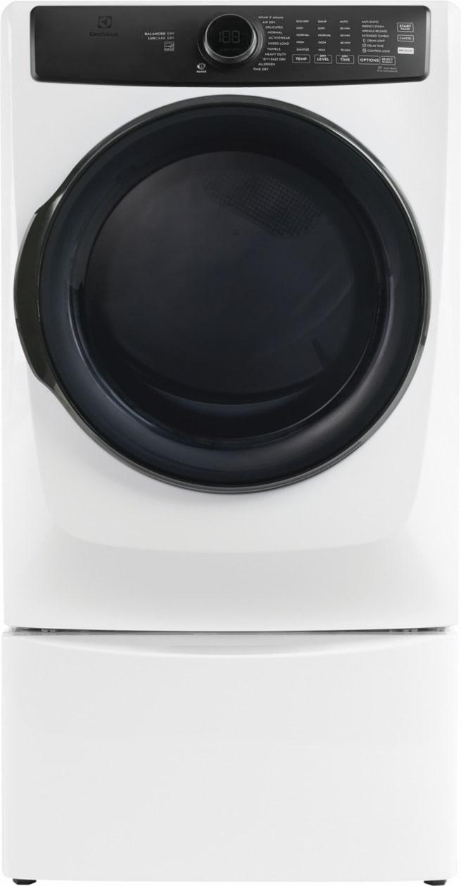 Front Load Perfect Steam™ Electric Dryer with Balanced Dry™ and Instant Refresh - 8.0 Cu. Ft.