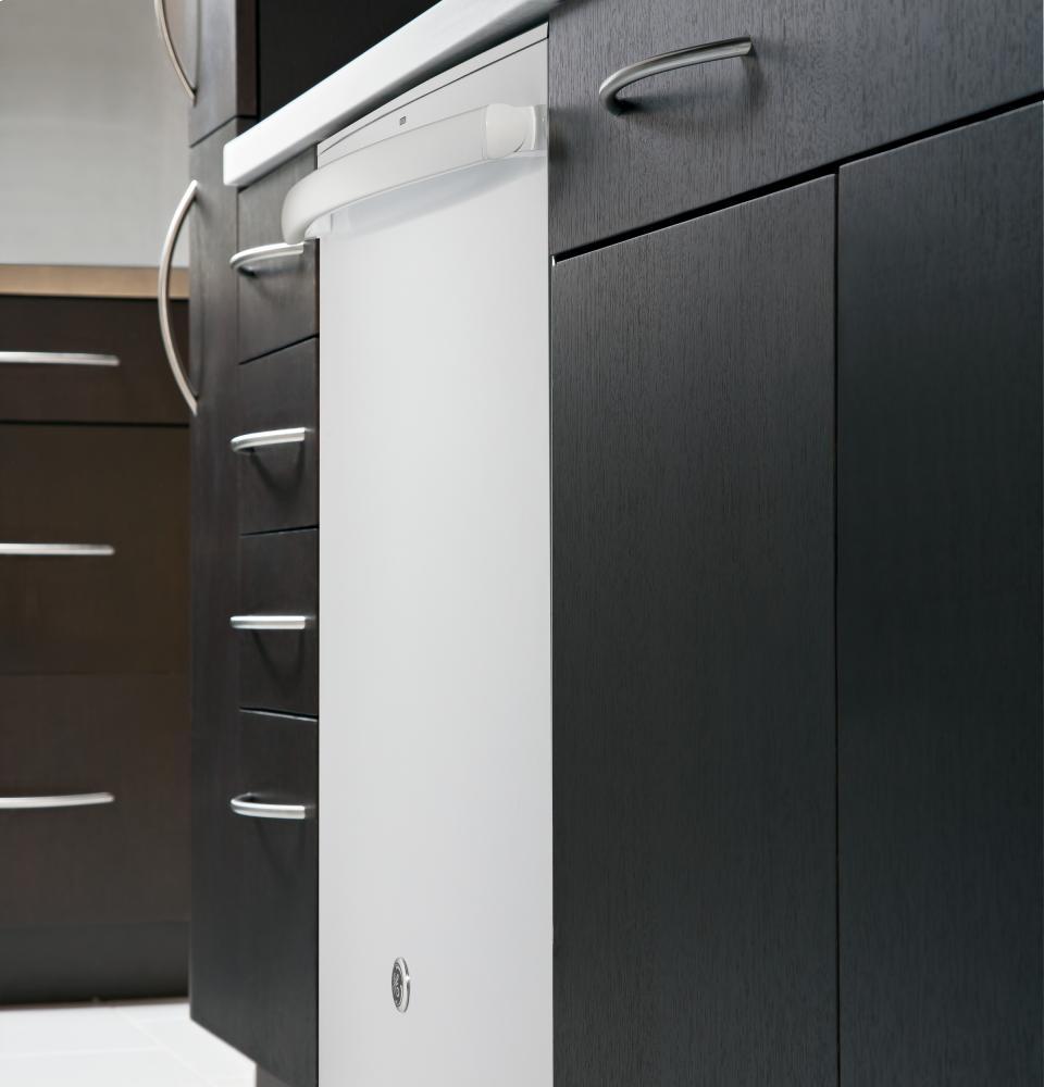 GE® Stainless Steel Interior Dishwasher with Hidden Controls