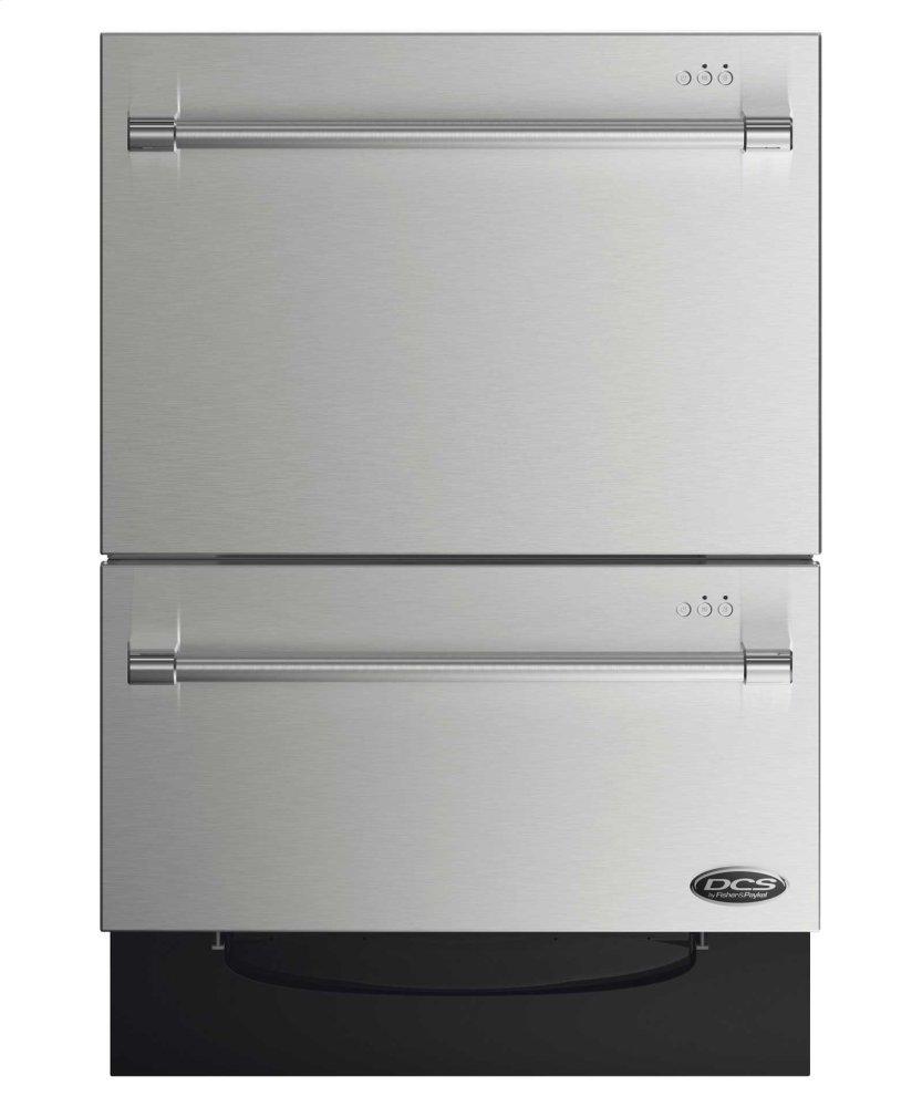 24" Double Dishdrawer